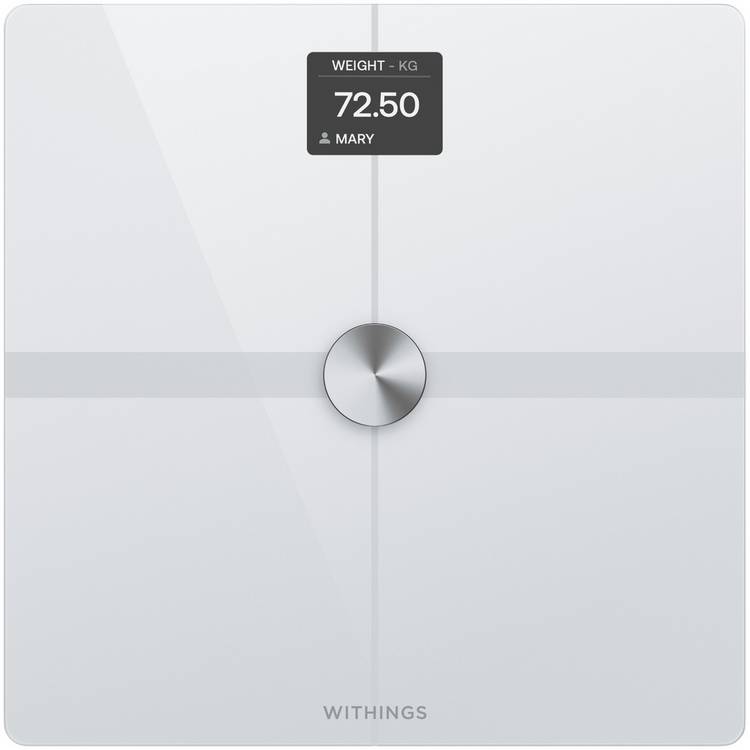 Withings Body Smart WiFi scale white glass platform (British brand)