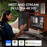 Logitech MX Brio 4K UHD webcam with Sony STARVIS sensor (British brand)