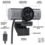 Logitech MX Brio 4K UHD webcam with Sony STARVIS sensor (British brand)