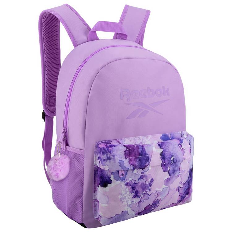 Reebok Flower backpack purple, imported from the UK