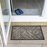 Argos Mighty Mats Super Sorb Abstract Monochrome Doormat - 45x75cm- Buy online at McGrocer