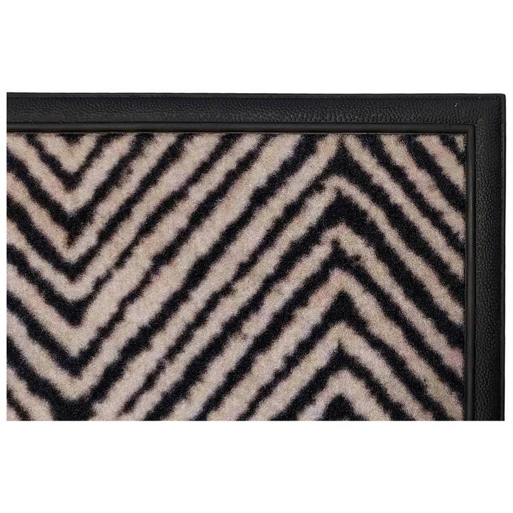 Mighty Mats Super Sorb Abstract Monochrome Doormat 45x75cm (British brand)