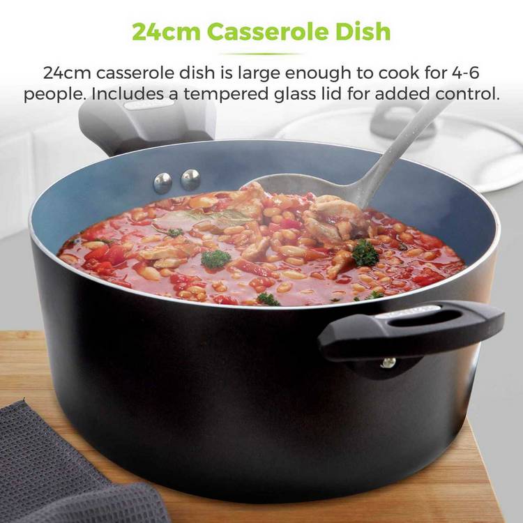 Tower Cerasure 24cm stock pot ceramic non-stick, UK version