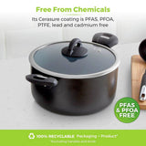 Tower Cerasure 24cm stock pot ceramic non-stick, UK version