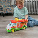 Chad Valley large pizza van toy with lights and sounds, imported from the UK