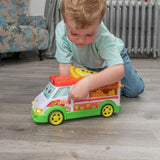 Chad Valley large pizza van toy with lights and sounds, imported from the UK