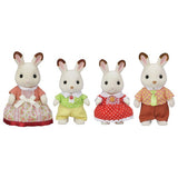 Sylvanian Families Chocolate Rabbit Family toy set (British brand)