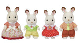 Sylvanian Families Chocolate Rabbit Family toy set (British brand)