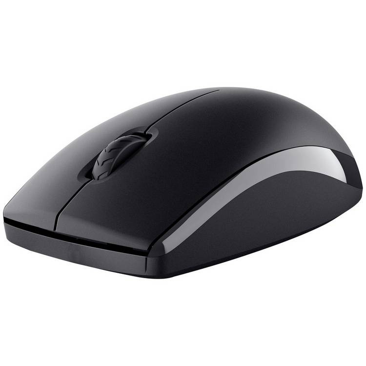 Trust wireless keyboard and mouse set, full-size keys, UK version