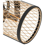 EGLO Dellow black steel spotlight - British product