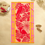 Costco UK Welhome Oversized 100% Cotton Beach Towel, 102 x 183 cm, 3 Designs- Buy online at McGrocer