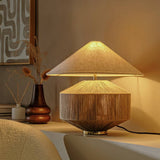 Habitat jute wrapped table lamp with cream shade 37cm - British product