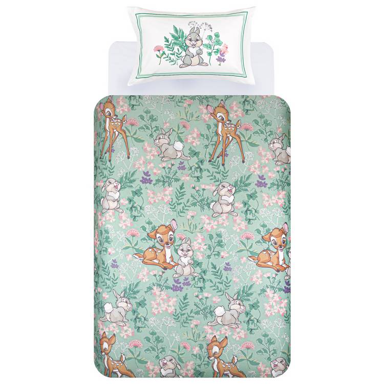 Disney Bambi floral bedding set single, imported from the UK