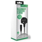 Venom 3 metre Xbox power lead (British brand)