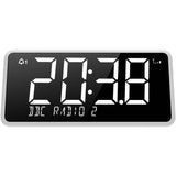 Bush Oxford DAB clock radio in white compact size, UK version