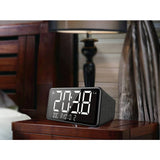 Bush Oxford DAB clock radio black with USB charging, imported from the UK