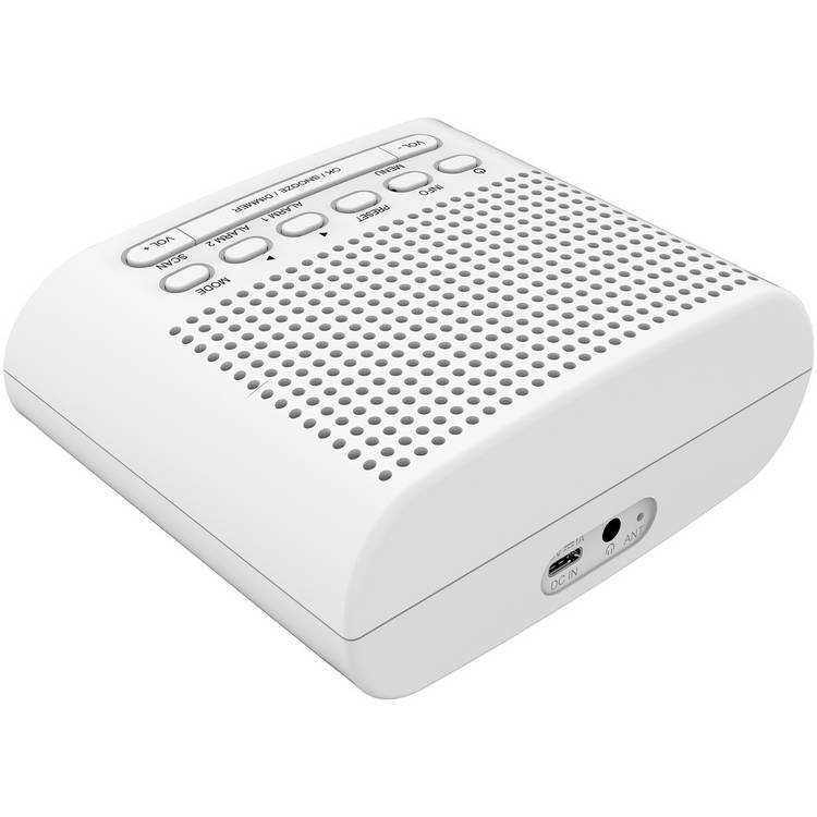 Bush Abbey DAB clock radio white (British brand)