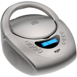 Bush CD Boombox with DAB radio silver, imported from the UK