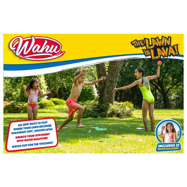 Floor is Lava Outdoor Edition game with foam tiles (British brand)