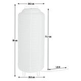 Habitat white paper floor lamp H80cm, UK version