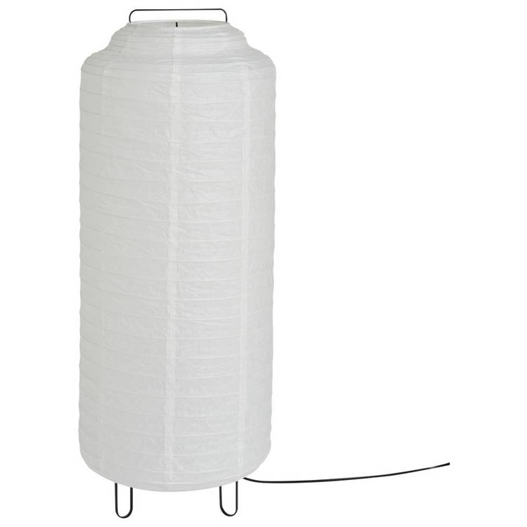 Habitat white paper floor lamp H80cm, UK version