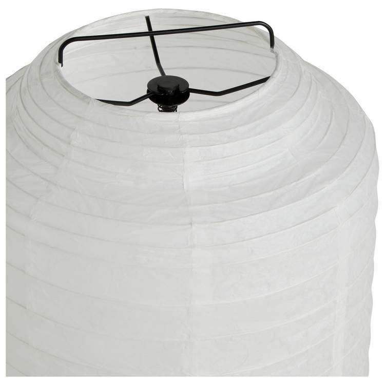 Habitat white paper floor lamp H80cm, UK version