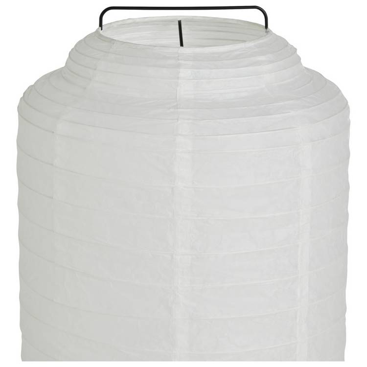 Habitat white paper floor lamp H80cm, UK version