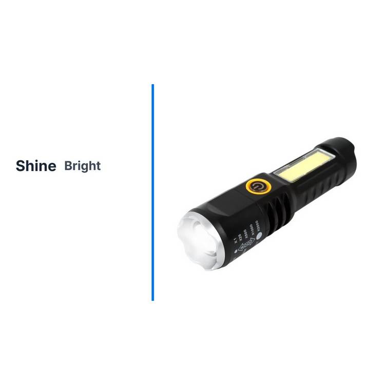 Streetwize rechargeable LED torch, UK version