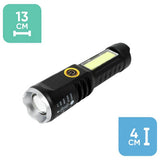 Streetwize rechargeable LED torch, UK version