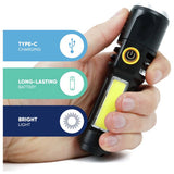 Streetwize rechargeable LED torch, UK version