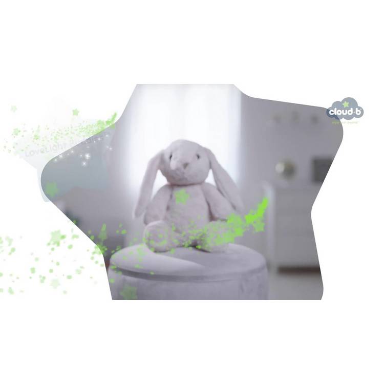 Cloud B Lovelight bunny soother, imported from the UK