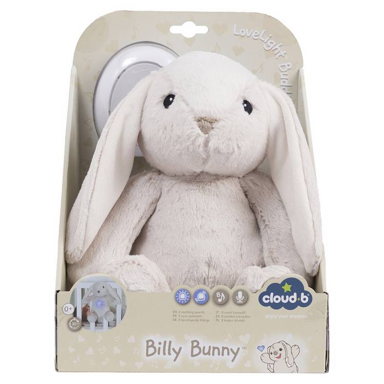 Cloud B Lovelight bunny soother, imported from the UK