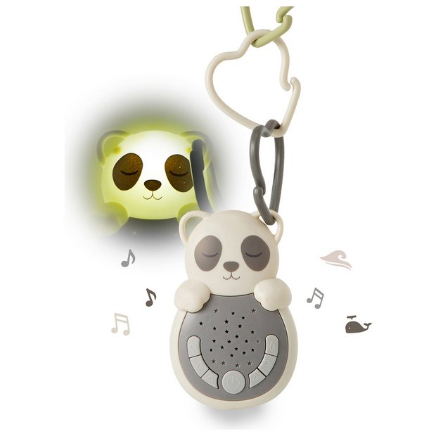 Cloud B Panda baby soother with night light and sounds, UK version