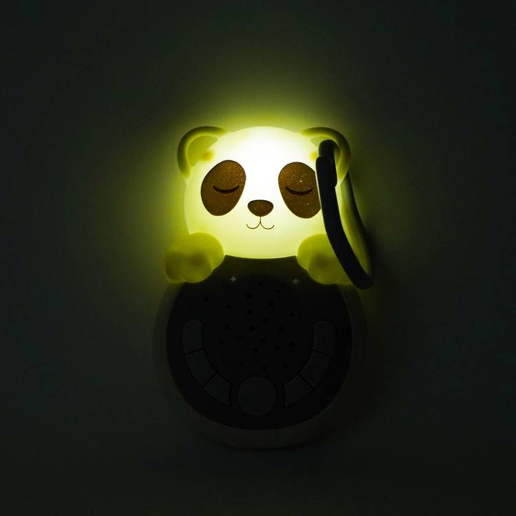 Cloud B Panda baby soother with night light and sounds, UK version