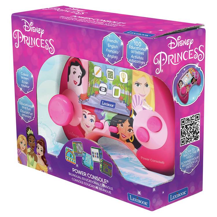 Lexibook Disney Princess bilingual handheld console - British product