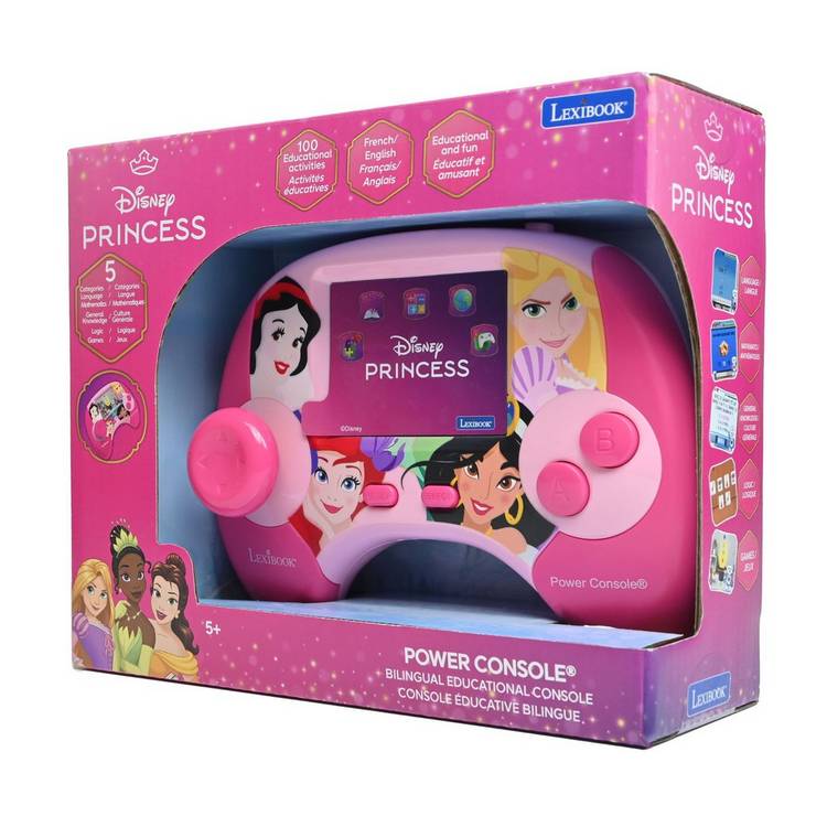 Lexibook Disney Princess bilingual handheld console - British product