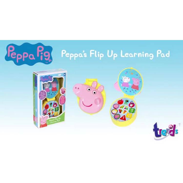 Peppa Pig interactive flip up learning pad - British product