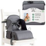 BabyToLove travel waterproof booster seat with storage grey, imported from the UK