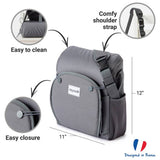 BabyToLove travel waterproof booster seat with storage grey, imported from the UK