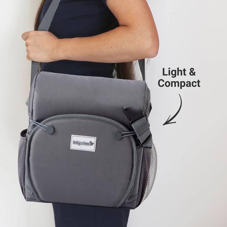 BabyToLove travel waterproof booster seat with storage grey, imported from the UK