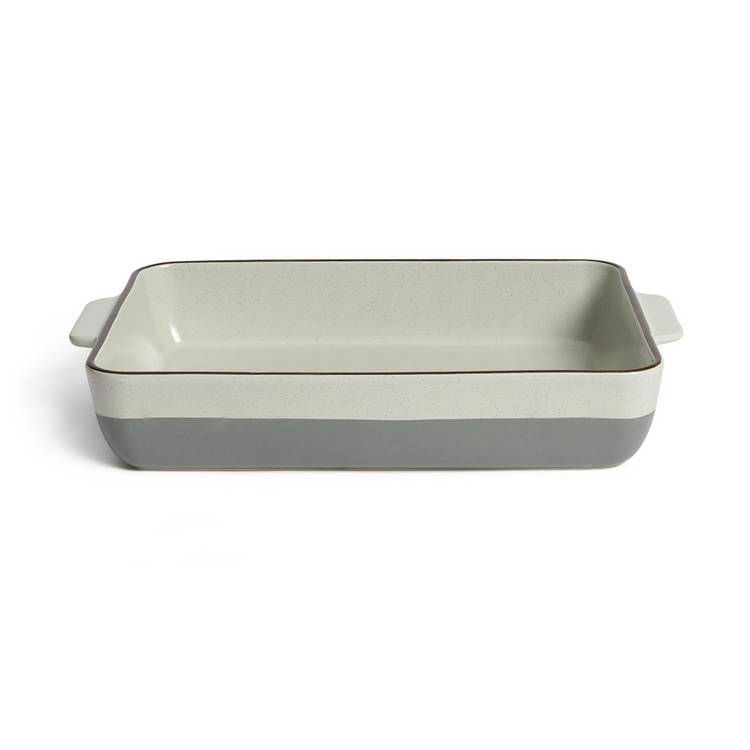 Habitat Speckle ceramic roasting tin 36cm, imported from the UK
