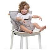 Argos BabyToLove Travel Pocket Chair & Booster Seat White Stars 75x46x2cm- Buy online at McGrocer