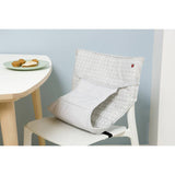 BabyToLove travel pocket chair and booster seat White Stars, imported from the UK