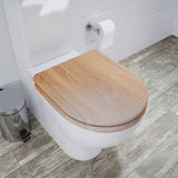 Argos Croydex Levico Slow Close D Shaped Toilet Seat - Oak- Buy online at McGrocer