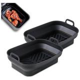 Argos Tower Set of 2 Silicone Air Fryer Rectangular Foldable Trays- Buy online at McGrocer
