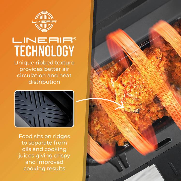 Tower silicone air fryer trays set of 2, UK version