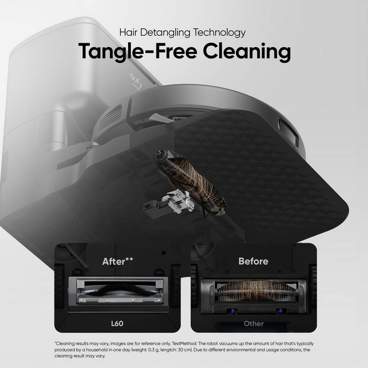 eufy L60 Hybrid robot vacuum with self-empty station (British brand)