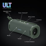 Sony ULT Field 1 portable Bluetooth speaker in Forest Grey - British product