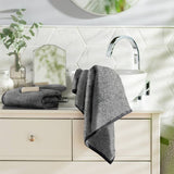 Argos Habitat Marl 2 Pack Hand Towel - Black- Buy online at McGrocer