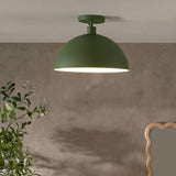 Argos Habitat Steel Mushroom Flush Ceiling Light - Green- Buy online at McGrocer